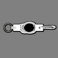 Key Clip W/ Key Ring & Roaring Lion (Front) Key Tag